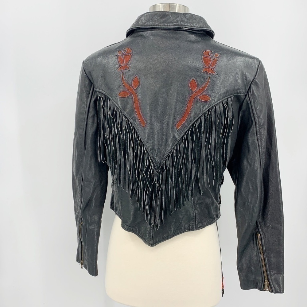 Protech Leather Apparel Black Leather Jacket - Picture 3 of 8